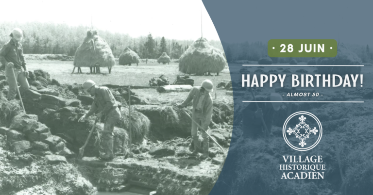 Bonne fete VHA FR 1 1 | Village Historique Acadien