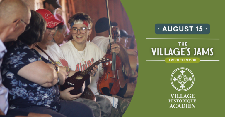 Cover Jam 15 aout FR 1 | Village Historique Acadien