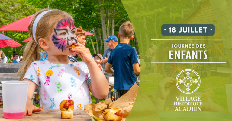 Cover journee des enfants FR 1 | Village Historique Acadien