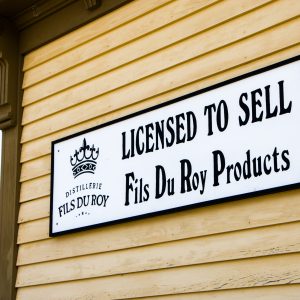 Le bar utilise dans ses cocktails que les produits de la Distillerie Fils du Roy