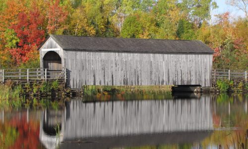 Pont couvert - Village Historique Acadien